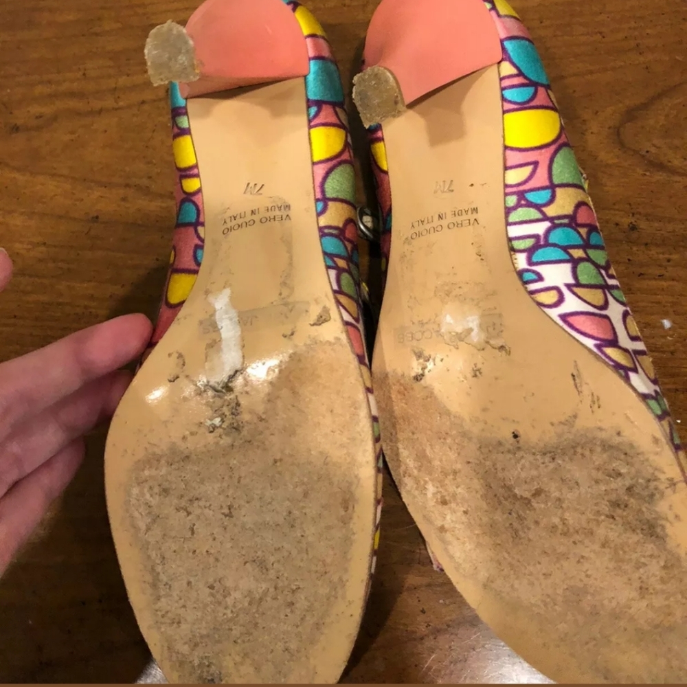 Marc Jacobs multi color High Heel Pumps - sz 7 - Picture 4 of 4